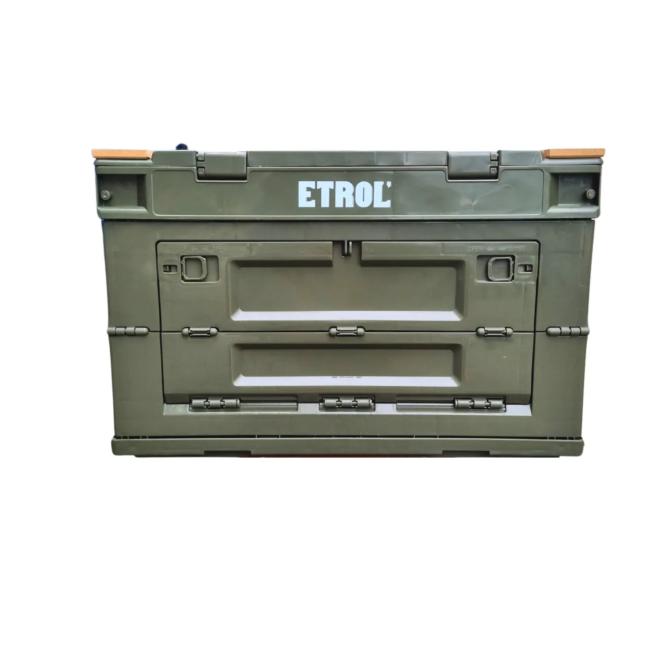 [CLEARANCE] Etrol Turtle Folding Box Olive Green 50L