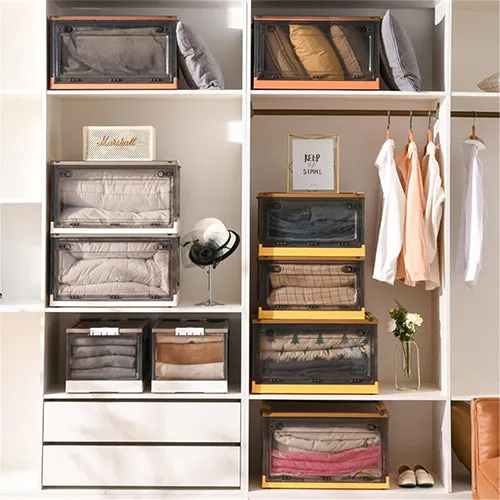 Closets Foldable Stackable Storage Box 105 Litres