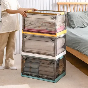Closets Foldable Stackable Storage Box 105 Litres