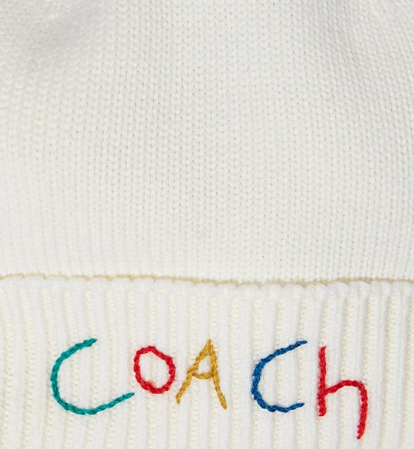 Coach Women's Embroidered Beanie with Gift Box