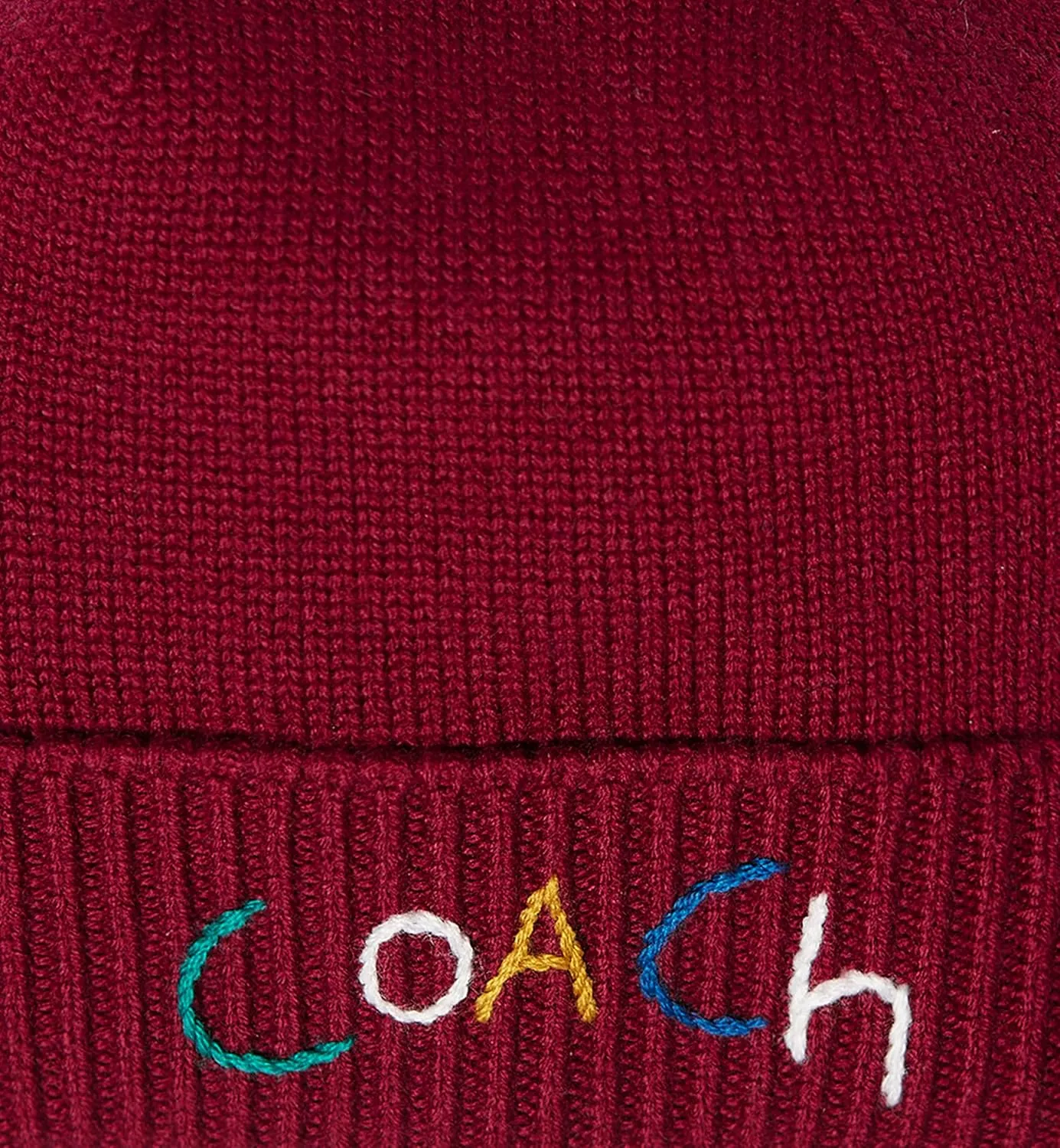 Coach Women's Embroidered Beanie with Gift Box