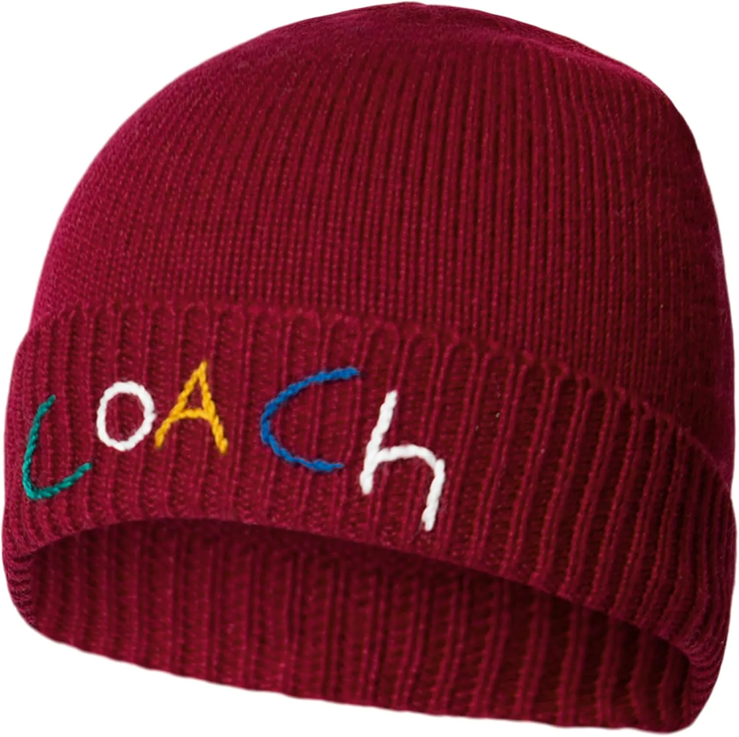 Coach Women's Embroidered Beanie with Gift Box