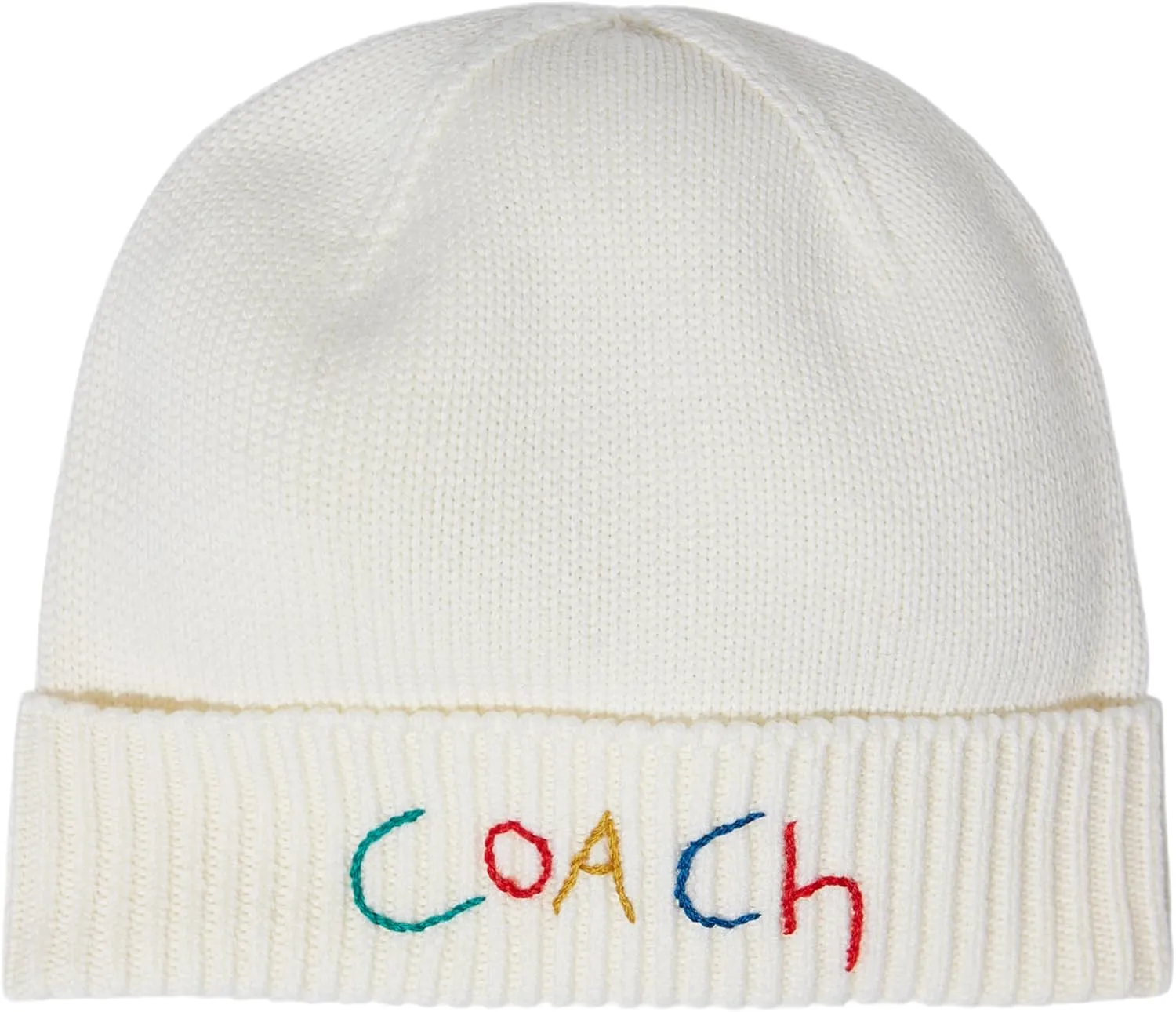 Coach Women's Embroidered Beanie with Gift Box