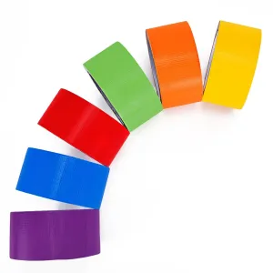 Colored Duct Tape - 2 Inch x 30 Yards, 6 Rolls Heavy Duty Rainbow Waterproof Colored Duct Tape Variety Pack