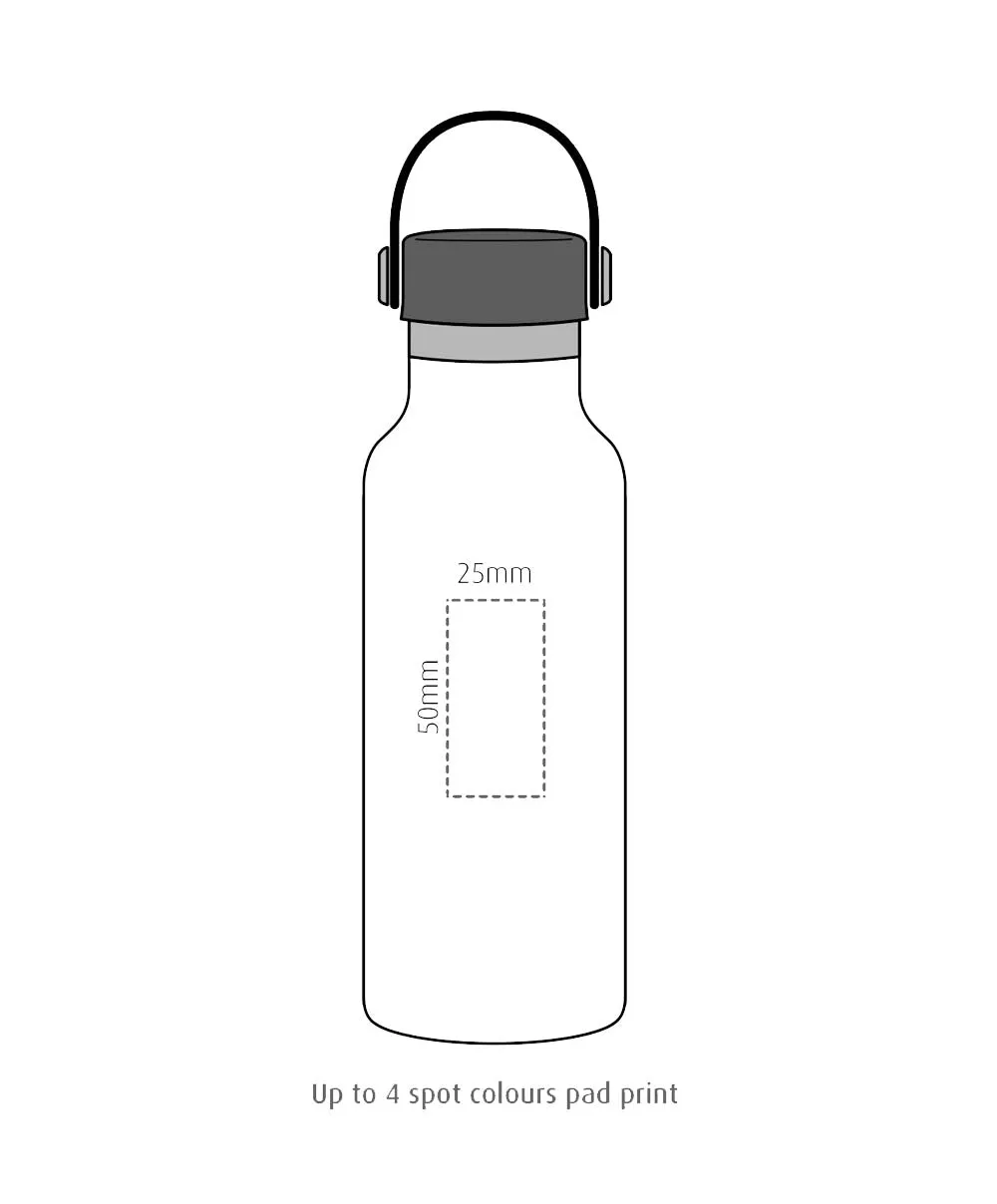 Congo Elegant, double-walled, stainless steel bottle - 500ml