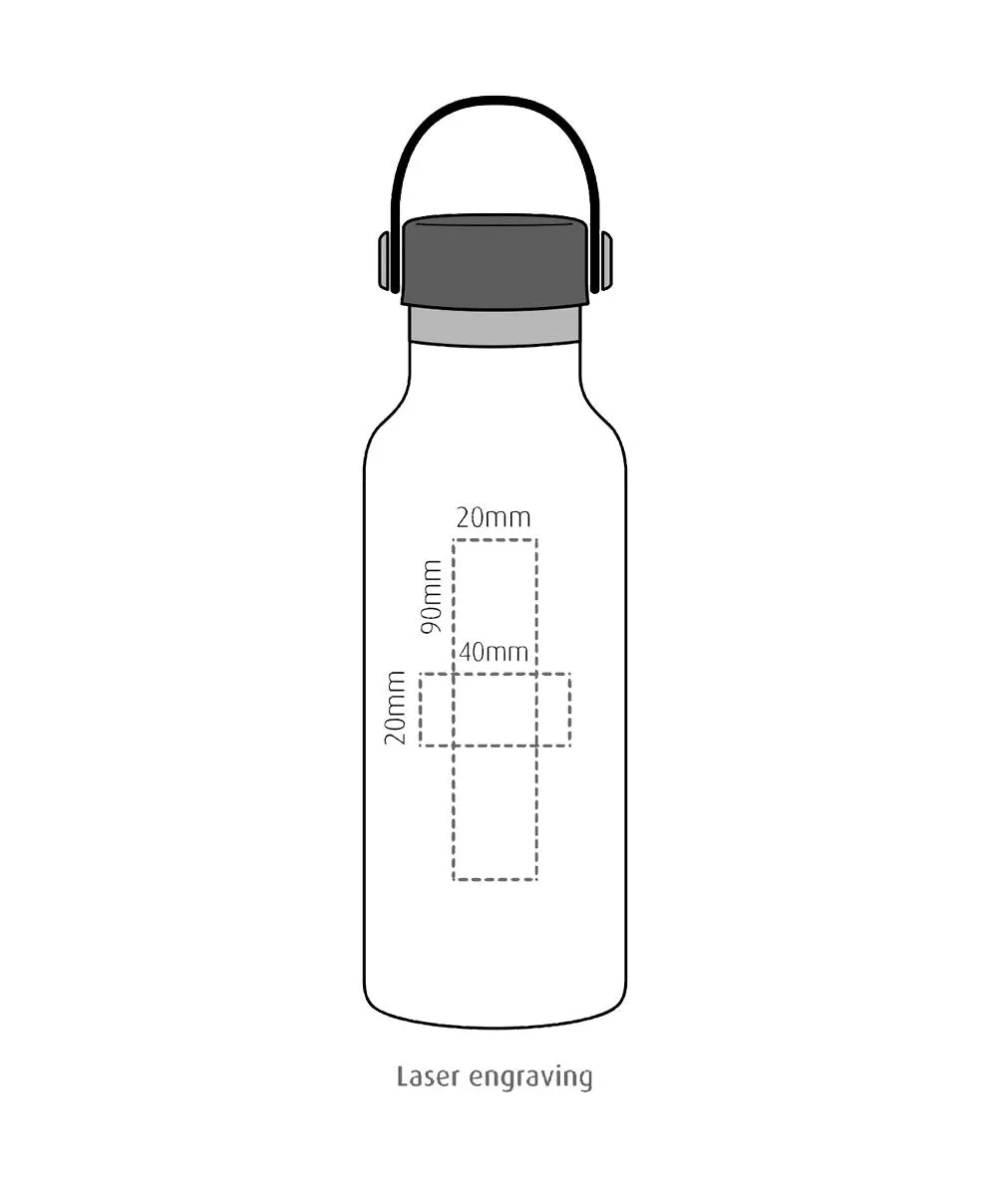 Congo Elegant, double-walled, stainless steel bottle - 500ml