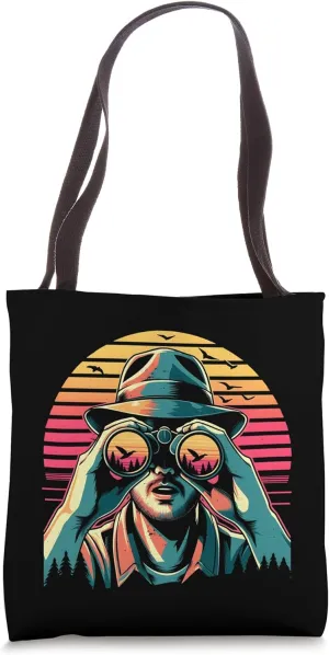 Cool Birder Bird Watching Design Tote Bag
