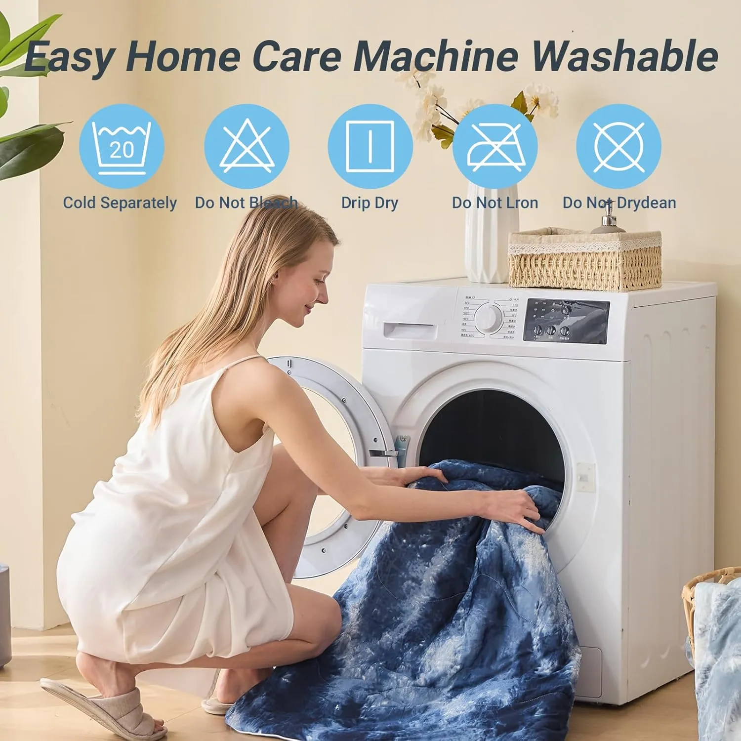 Cooling Comforter Queen Size, Summer Cooling Blankets for Hot Sleepers and Night Sweats, Lightweight Breathable Cooling Comforter Bedding for Sofa, Bed, Camping, Office