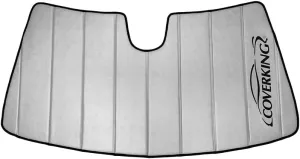 Coverking Custom Designed Interior Windshield Sunshade for Select Porsche Cayenne Models: Proprietary Trilaminate, Foldable with Storage Bag