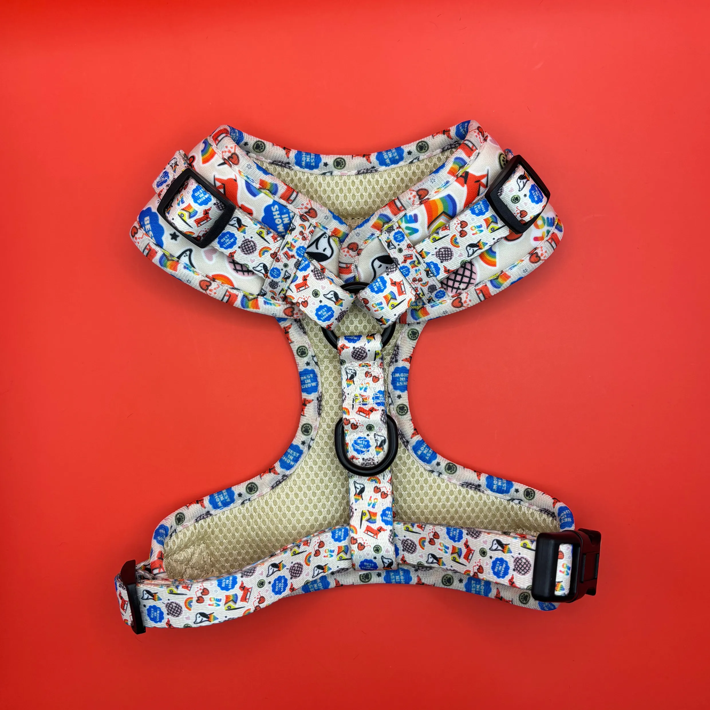 Cream Pride Harness