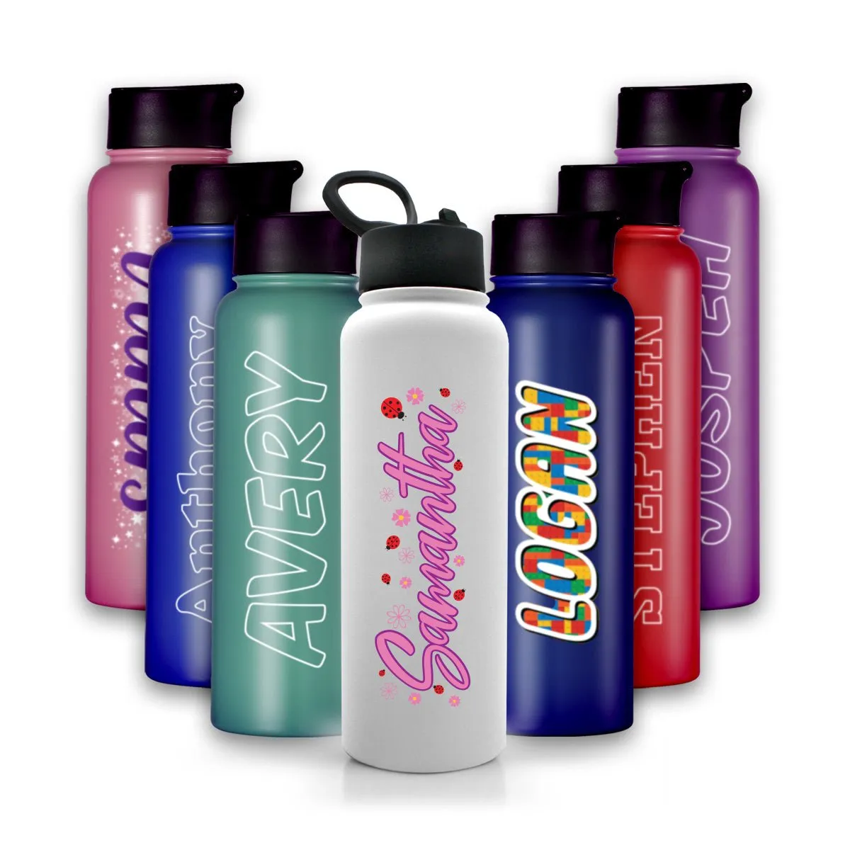 Custom Insulated Name Gift Water Bottle