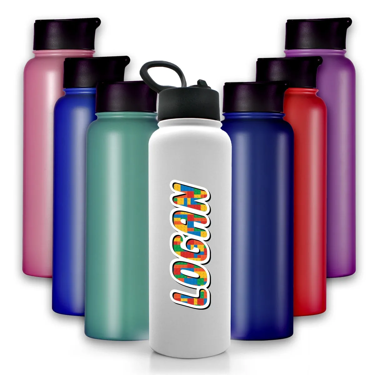 Custom Insulated Name Gift Water Bottle