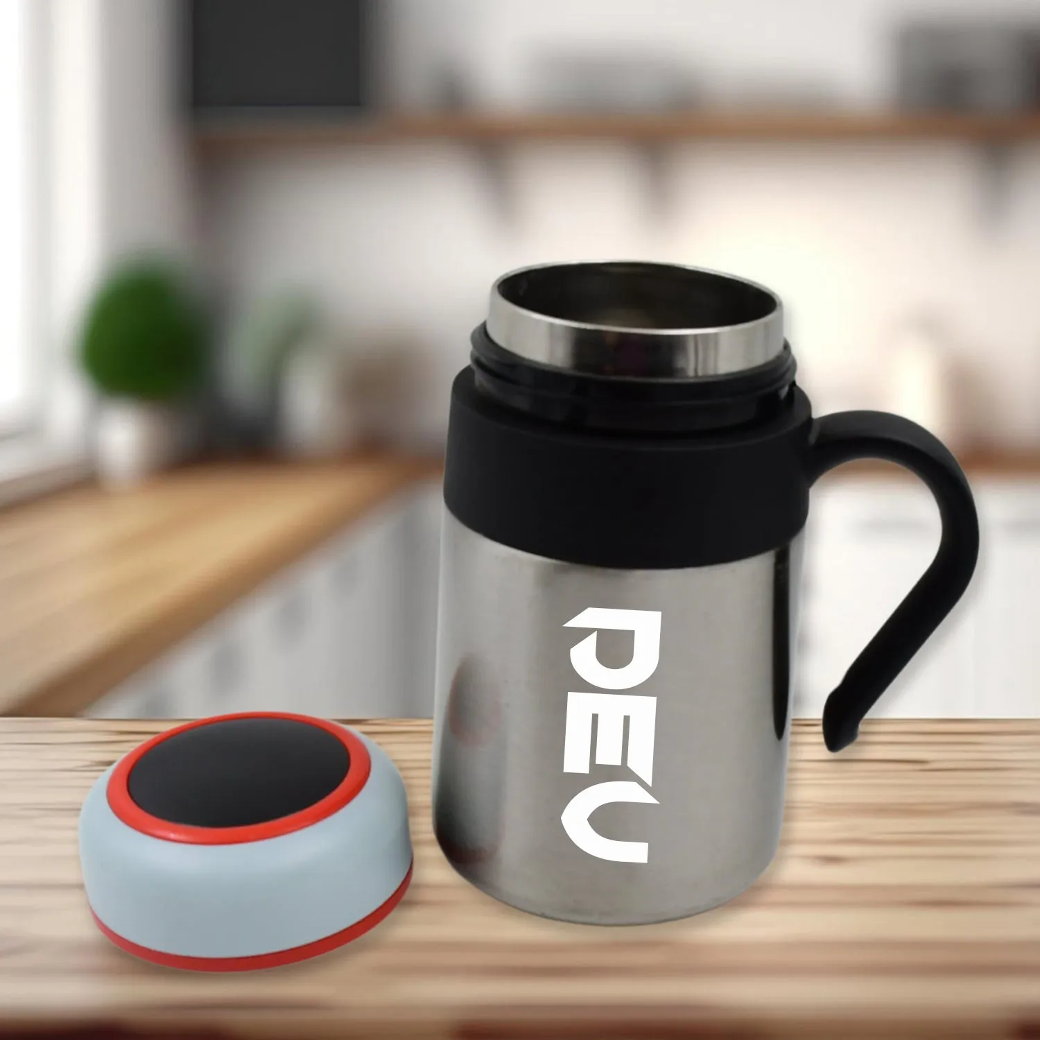 Customize Stainless Steel Mug / Bottle Vacuum Insulated Cup With Handle & Small Cup (420 ML)