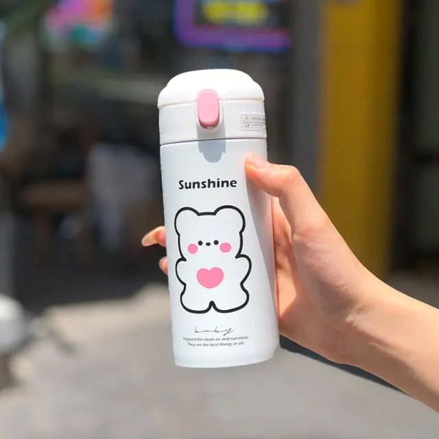 Cute Kawaii Bear Thermos 380ml