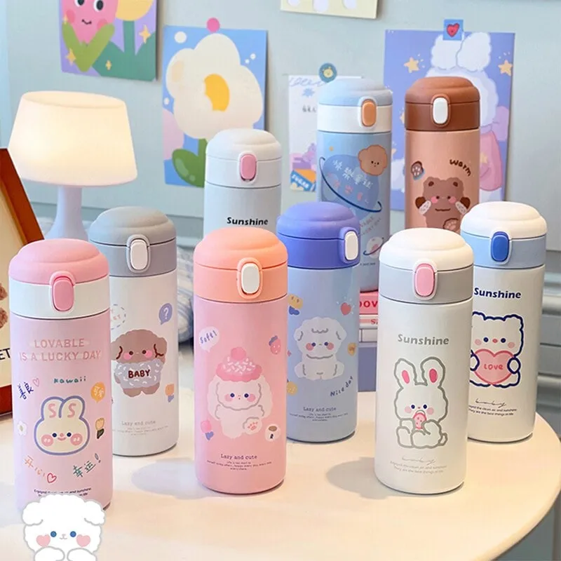 Cute Kawaii Bear Thermos 380ml