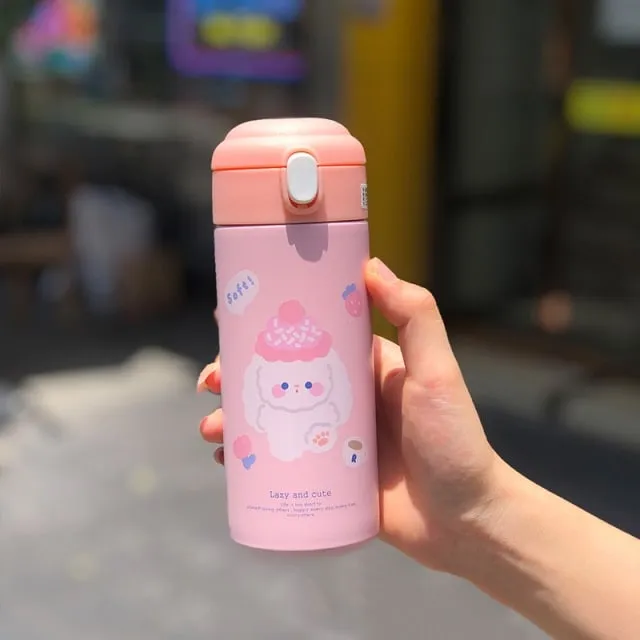 Cute Kawaii Bear Thermos 380ml