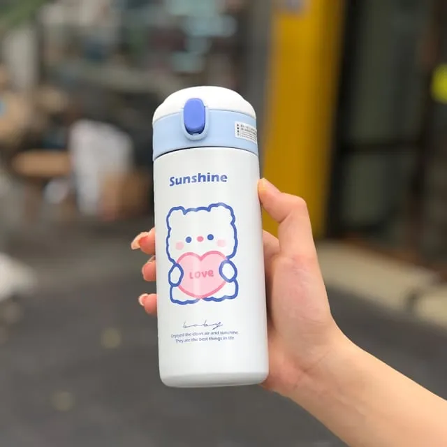 Cute Kawaii Bear Thermos 380ml