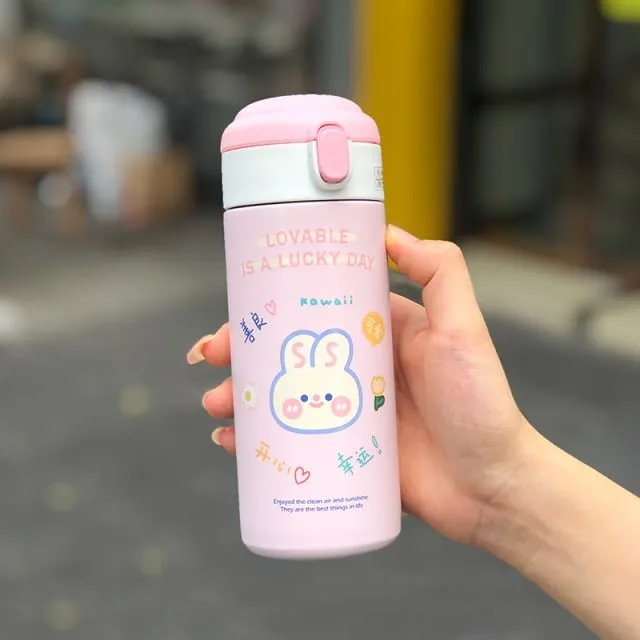 Cute Kawaii Bear Thermos 380ml