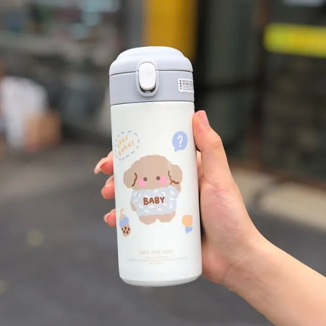 Cute Kawaii Bear Thermos 380ml