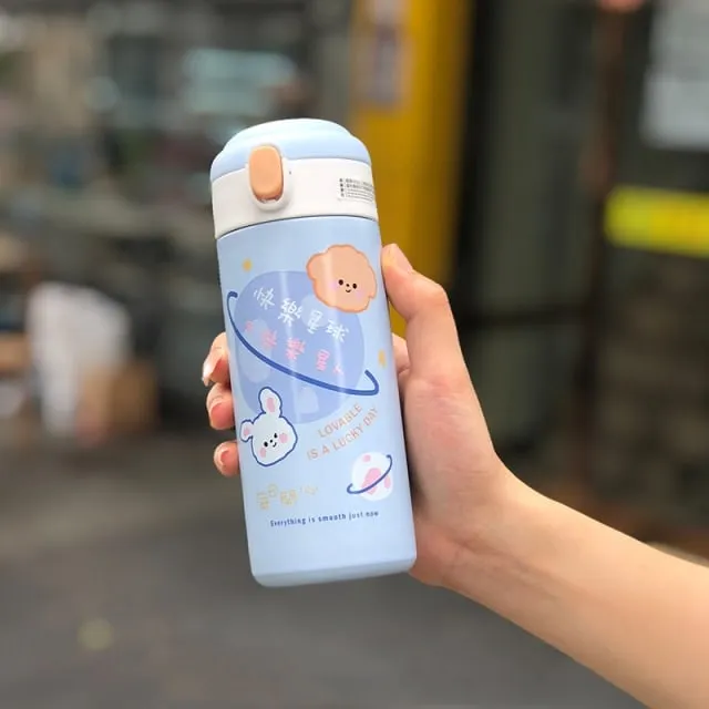 Cute Kawaii Bear Thermos 380ml