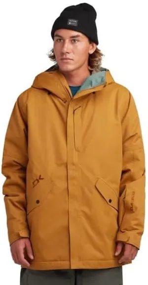 Dakine Reach 20K Insulated Parka, Water-Resistant, Hooded, Black (US, Alpha, XX-Large, Regular, Regular, Golden Yellow)