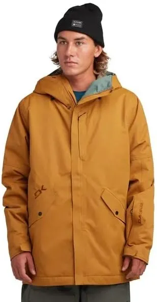 Dakine Reach 20K Insulated Parka, Water-Resistant, Hooded, Black (US, Alpha, XX-Large, Regular, Regular, Golden Yellow)