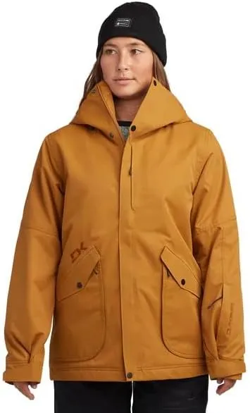 Dakine Women's Reach Insulated 20K Jacket (US, Alpha, X-Small, Regular, Regular, Golden Yellow)