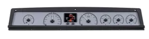 Dakota Digital 71-76 Chevy Caprice Impala Analog Customizable Gauges Kit Silver Alloy Style HDX-71C-CAP-S
