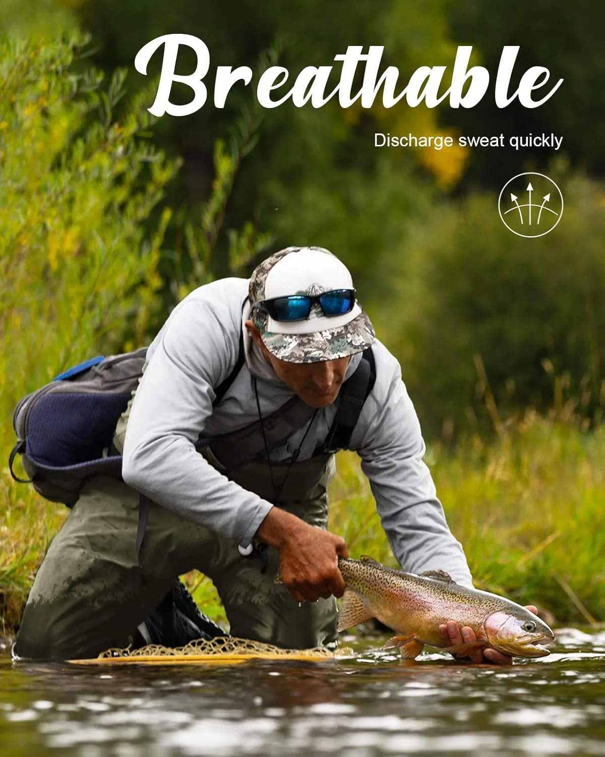 Dark Lightning Breathable Insulated Chest Waders, Perfect for 4 Seasons Fly Fishing Stocking Foot Waders for Men and Women