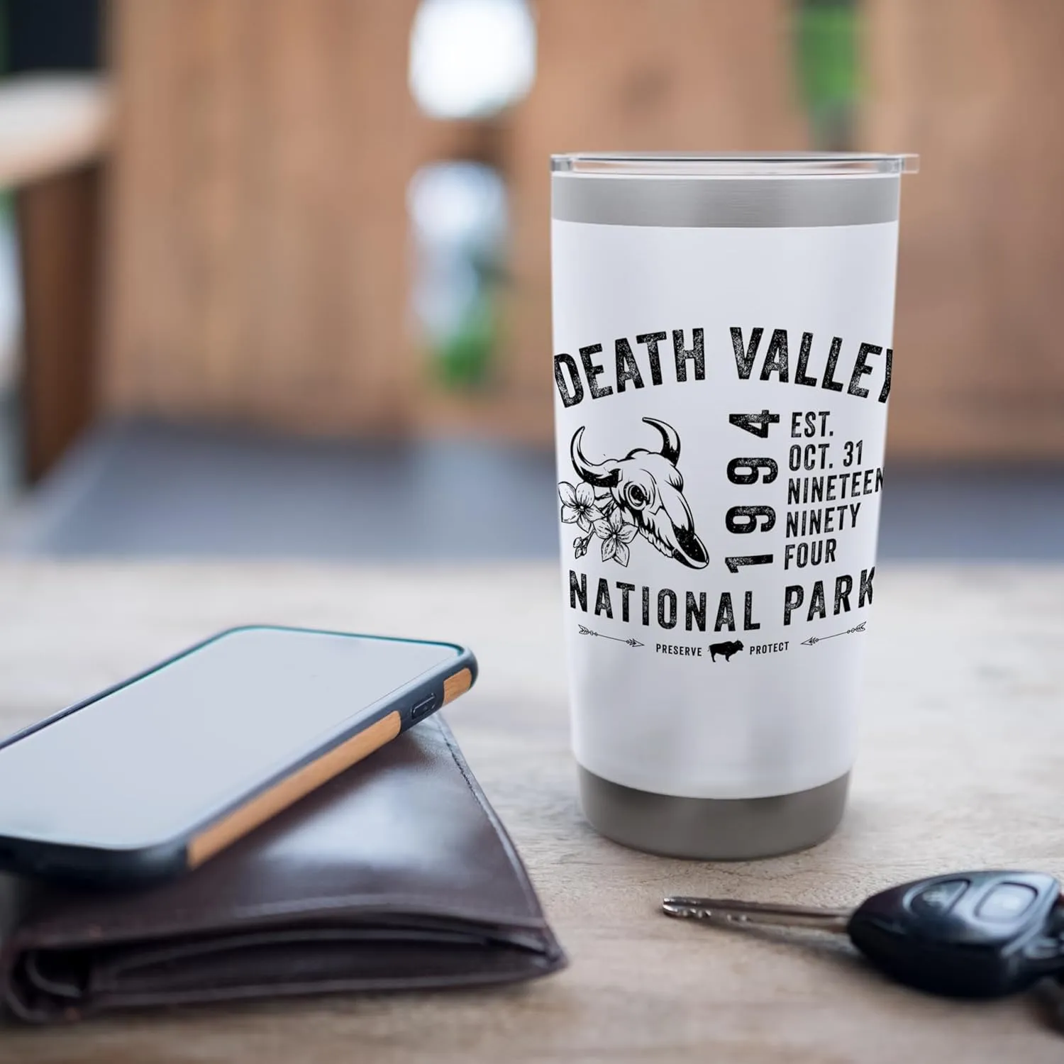 Death Valley National Park USA Hiking Camping Stargazing Stainless Steel Insulated Tumbler