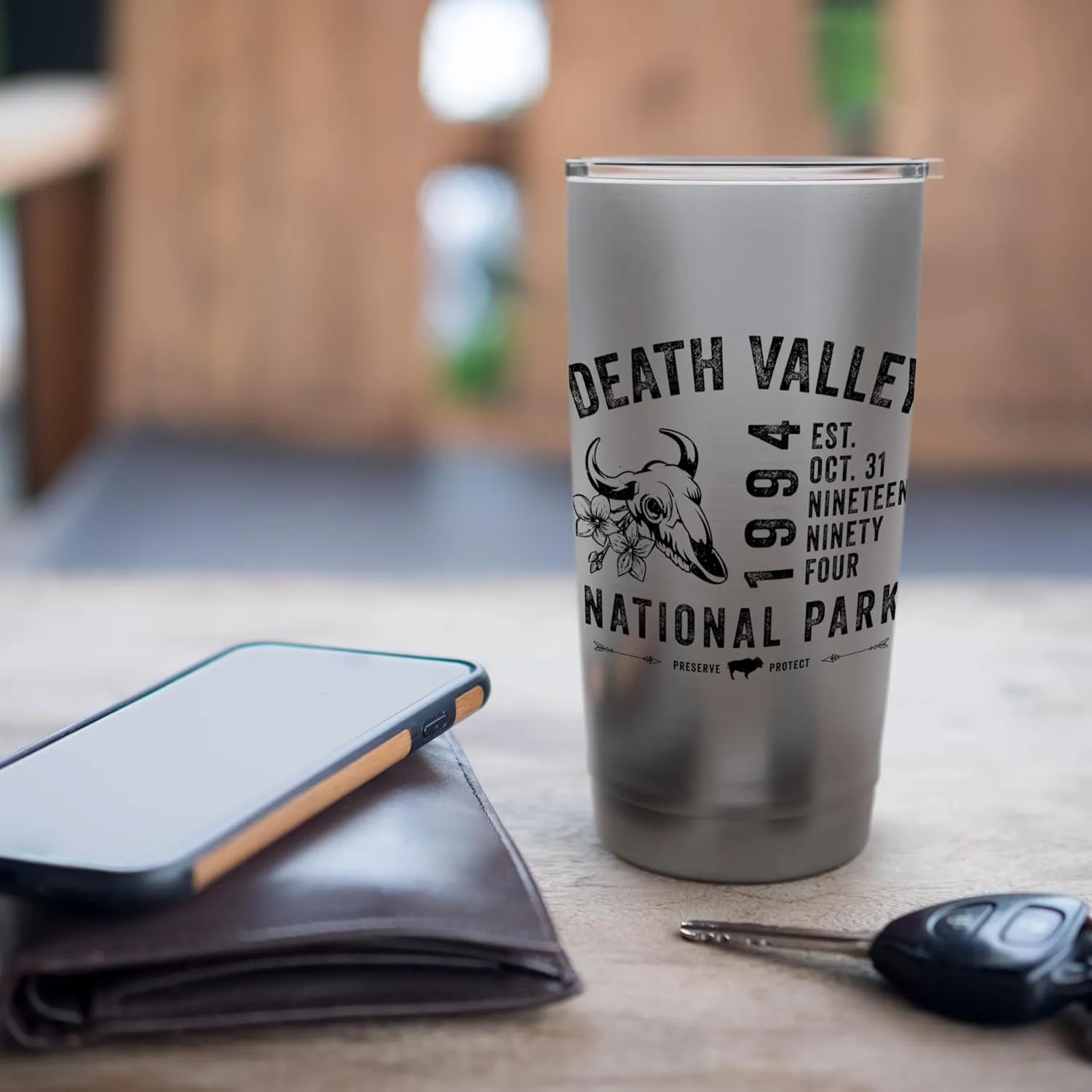 Death Valley National Park USA Hiking Camping Stargazing Stainless Steel Insulated Tumbler