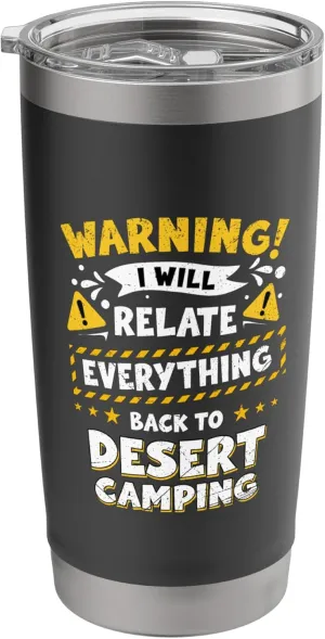 Desert Camping Stainless Steel Insulated Tumbler