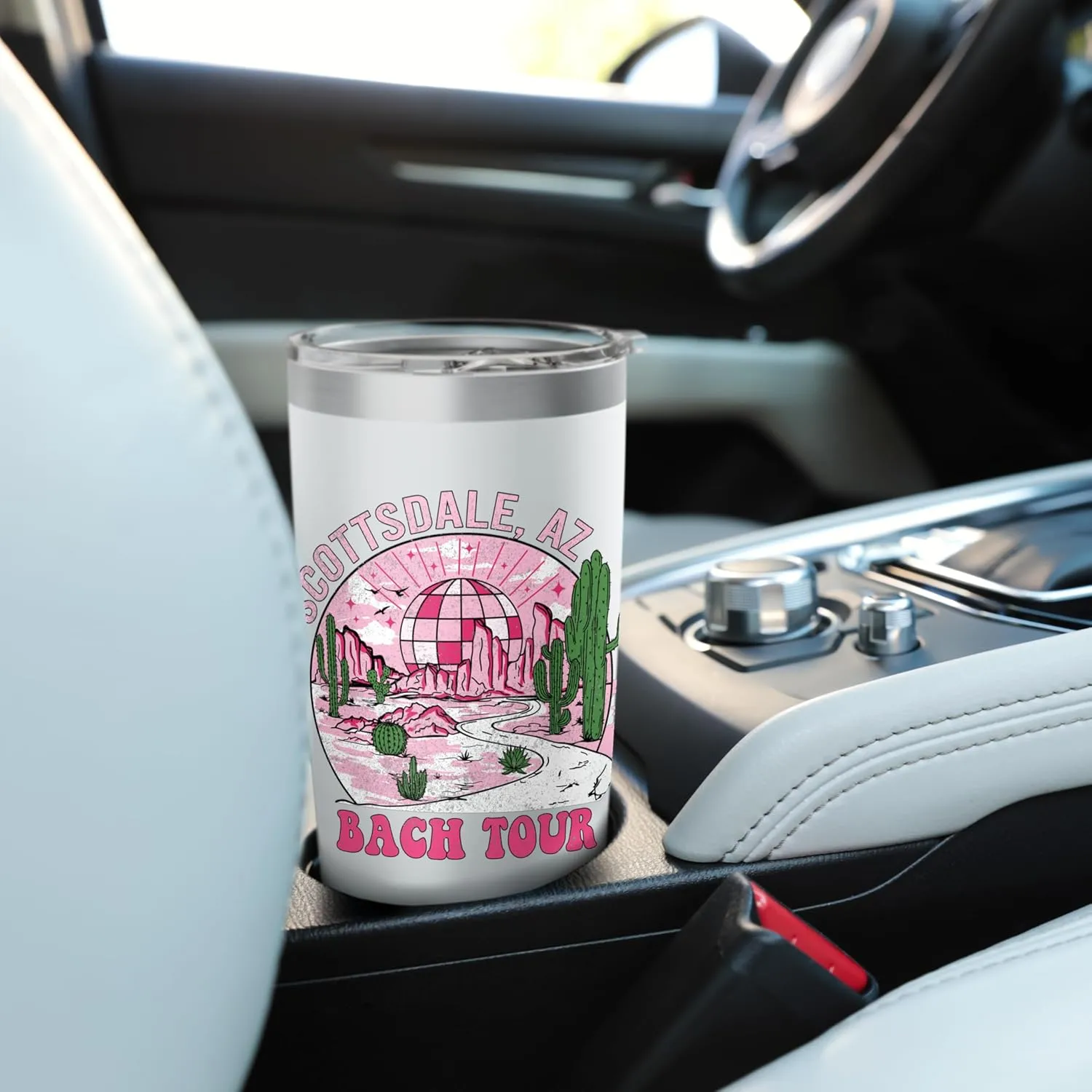 Desert Disco Scottsdale Bachelorette Party Western Bach Tour Stainless Steel Insulated Tumbler