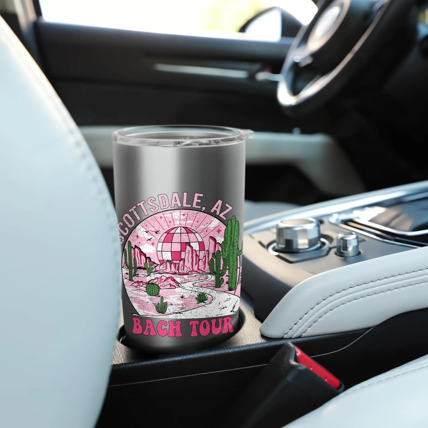 Desert Disco Scottsdale Bachelorette Party Western Bach Tour Stainless Steel Insulated Tumbler