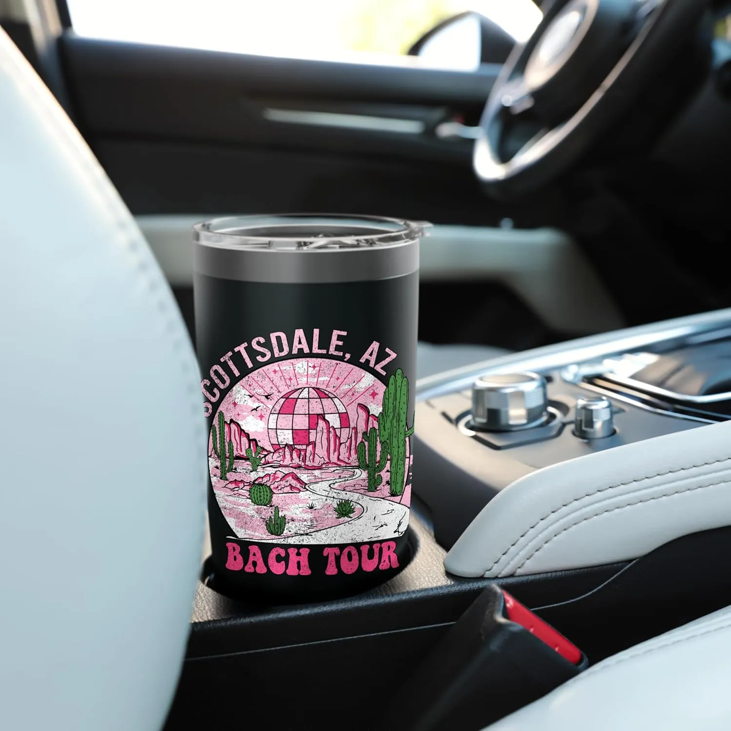 Desert Disco Scottsdale Bachelorette Party Western Bach Tour Stainless Steel Insulated Tumbler