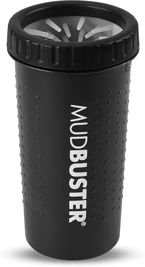 Dexas MudBuster Portable Dog Paw Washer/Paw Cleaner, Large, Matte Black- Special Edition (PW72025-22WP)