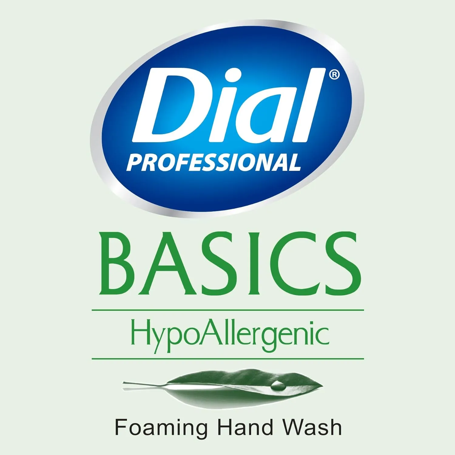 Dial Professional Basics Hypoallergenic Foaming Hand Wash, 1 Gallon Refill Bottle, 128 Fl Oz