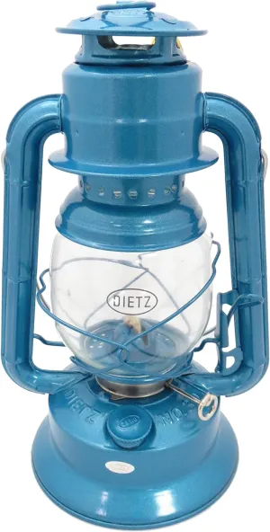 Dietz #30 Little Wizard Oil Lamp Burning Lantern Blue (Small Tank)