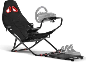 DIWANGUS Racing Simulator Cockpit with Foldable Racing Wheel Stand and Seat - Compatible with Logitech G29/920/923/27/25, Thrustmaster T248/X/T300RS/T150/458/TX for Xbox PS4 PS5