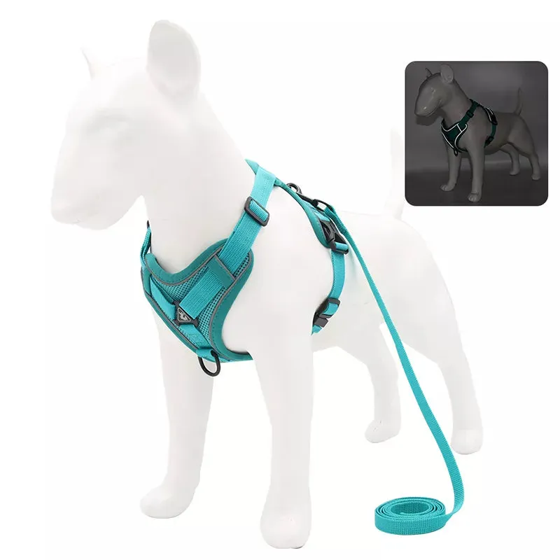 Dog Harness Leash Set Adjustable