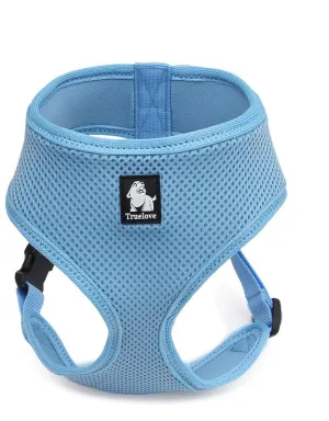Dog Harness with Steel D Ring - Blue, M