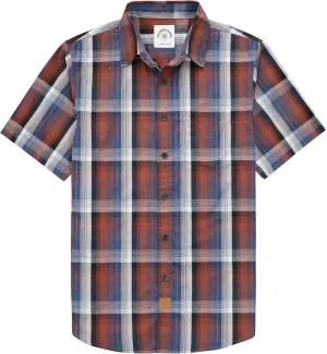 Dubinik® Mens Short Sleeve Button Down Shirts Summer Vintage Short Sleeve Button Down Men Lightweight Men's Casual Shirts