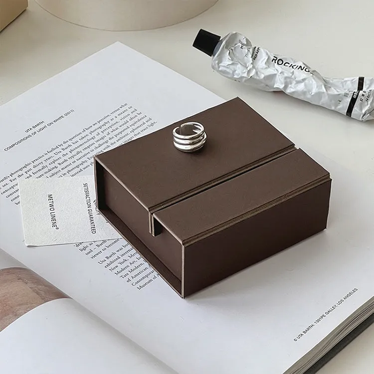 Eco-friendly Two Pieces  Foldable Packaging For Jewelry Business