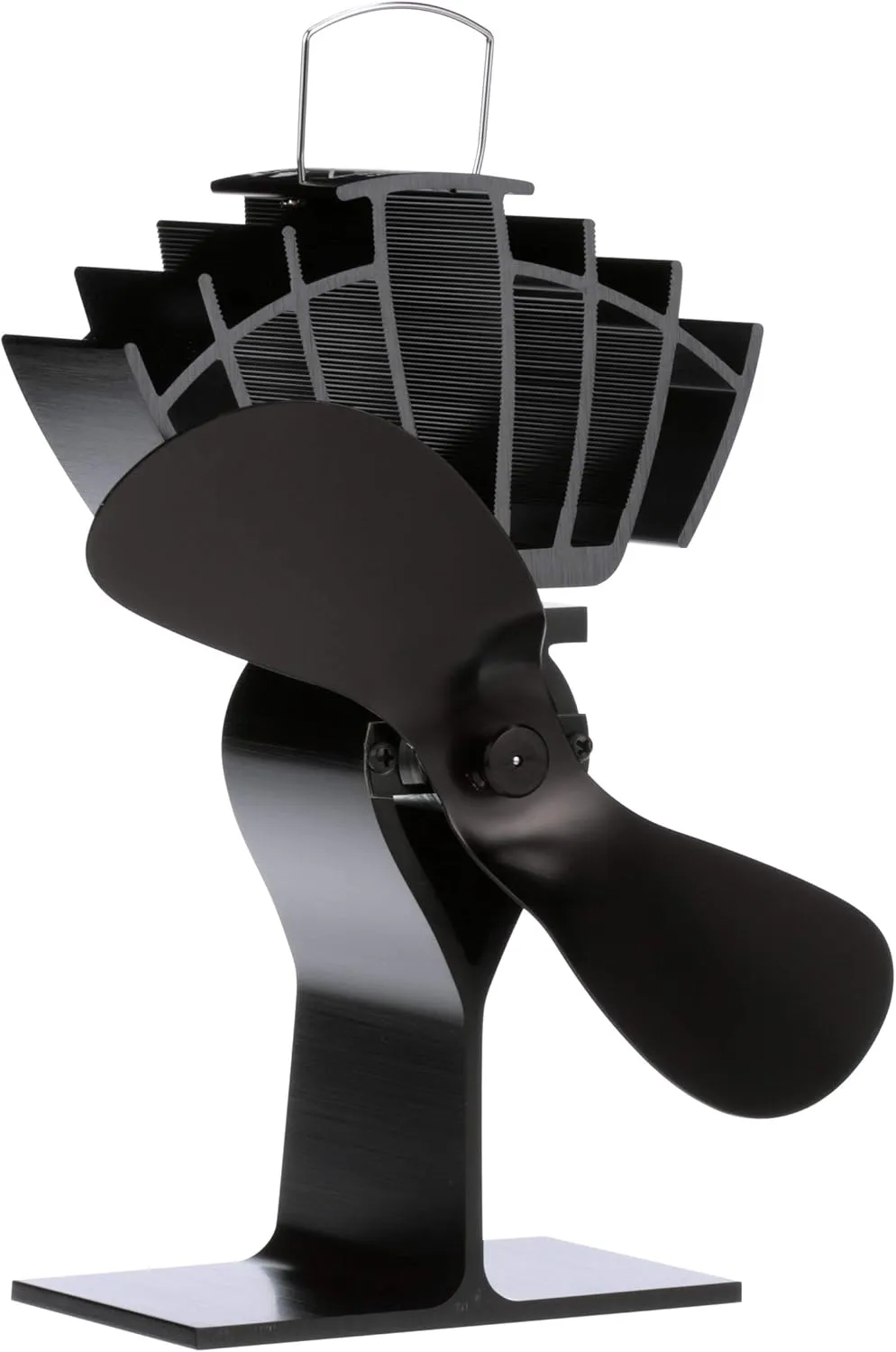 Ecofan® UltrAir, Classic Styled, Heat Powered Wood Stove Fan, 125 CFM, 810CAXBX, Mid-Sized, 7.9" Blade, Black