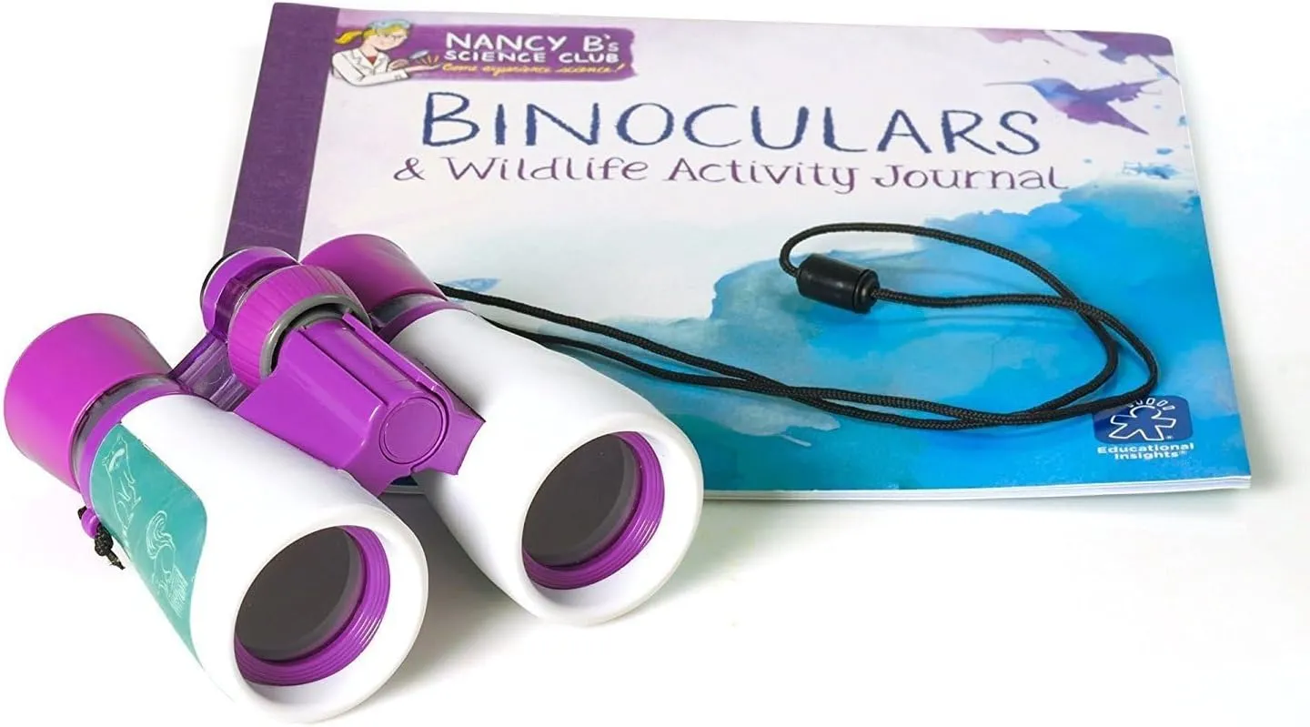 Educational Insights Nancy B's Science Club Binoculars, Binoculars For Kids, Explore Nature, Ages 8 