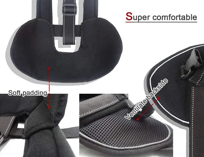 Elastic Quick Control Handle Dog Harness