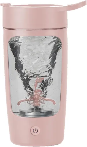 Electric Shaker Bottle, Blender Bottles For Protein Mixes, | Tritan | BPA Free| Portable Mixer Cup, Rechargeable Shake Cups And Meal Replacement Shakes, 22 oz(Pink)