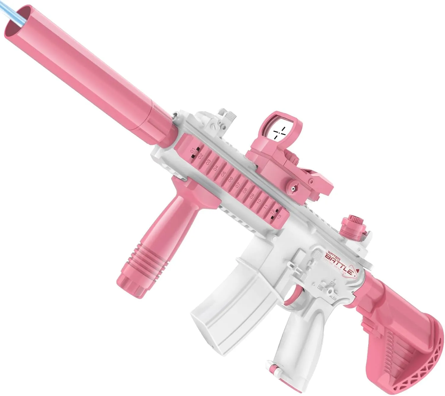 Electric Water Blaster for Kids Adults - Automatic, Extended-Range, Universal Inlet, Summer Outdoor Beach Swimming Pool Party Toys, Gift for Kids Age 8 9 10 11 12 Years Old Boys