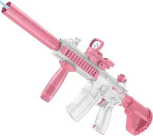 Electric Water Blaster for Kids Adults - Automatic, Extended-Range, Universal Inlet, Summer Outdoor Beach Swimming Pool Party Toys, Gift for Kids Age 8 9 10 11 12 Years Old Boys