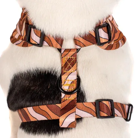 Espresso Swirls Adjustable Harness
